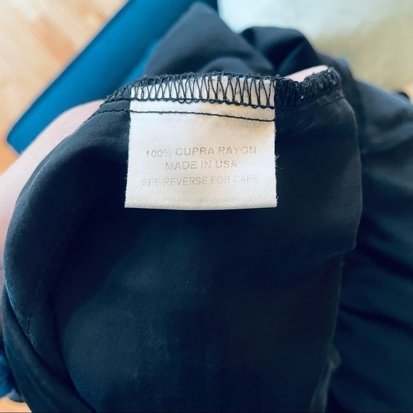 LAILA AZHAR Black Satin Romper - Picture 10 of 11